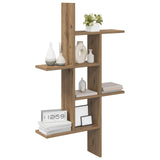 Vidaxl wandplank artisanaal eiken 61 x 15 x 102 cm bewerkt hout