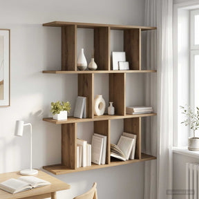 Vidaxl wandplank artisanaal eiken 80 x 20 x 96 cm bewerkt hout