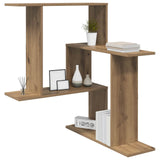 Vidaxl wandplank artisanaal eiken 67 x 67 x 87 cm bewerkt hout