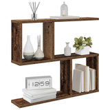 Vidaxl wandplank oud hout 60 x 12 x 50,5 cm bewerkt hout