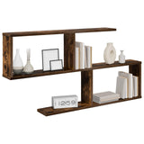 Vidaxl wandplank gerookt eiken 100 x 12 x 50,5 cm bewerkt hout