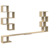Vidaxl vaste tv plank sonoma eiken 180 x 15 x 94 cm bewerkt hout