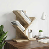 Vidaxl boomvormige boekenplank met 3 planken 30 x 18 x 40 cm