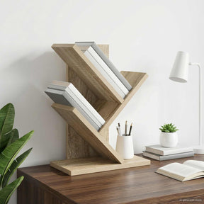Vidaxl boomvormige boekenplank met 3 planken 30 x 18 x 40 cm