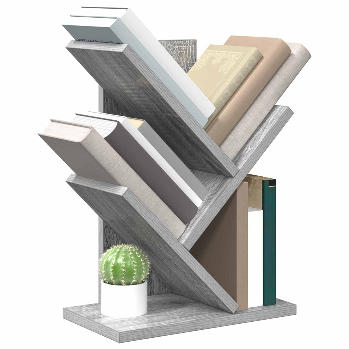 Vidaxl boomvormige boekenplank met 3 planken 30 x 18 x 40 cm