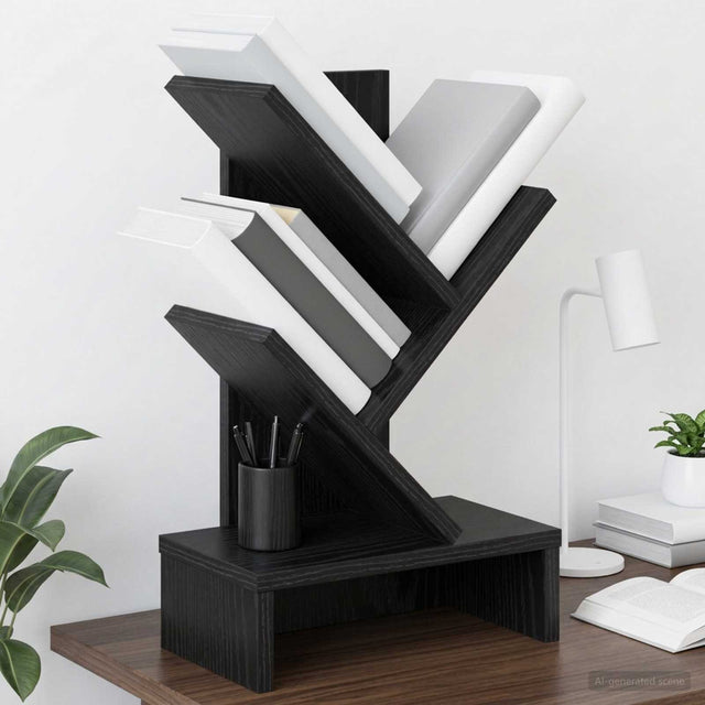 Vidaxl boomvormige boekenplank met 3 planken 30 x 18 x 48 cm