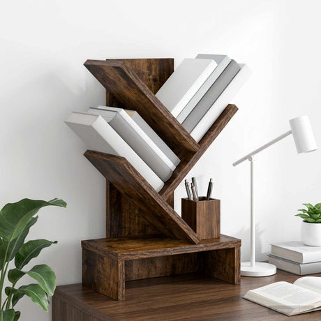 Vidaxl boomvormige boekenplank met 3 planken 30 x 18 x 48 cm