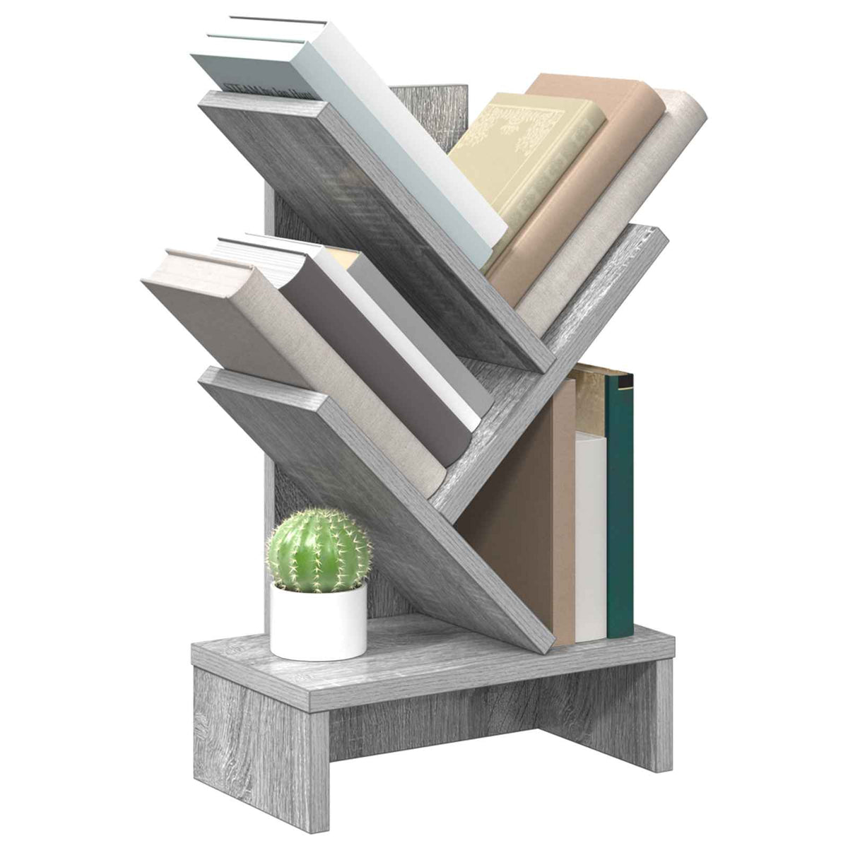 Vidaxl boomvormige boekenplank met 3 planken 30 x 18 x 48 cm