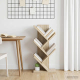 Vidaxl boom boekenplank 4-tier 30 x 18 x 60 cm bewerkt hout