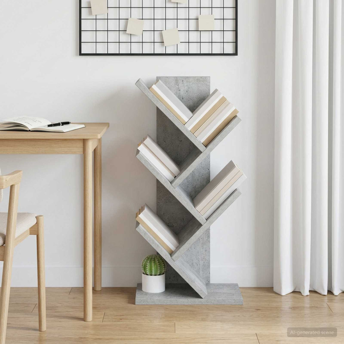 Vidaxl boekenkast in de vorm van een boom 4-vaks 30 x 18 x 60 cm