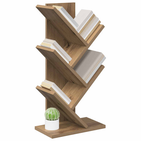 Vidaxl boomboekenplank 4-laags 30 x 18 x 60 cm bewerkt hout