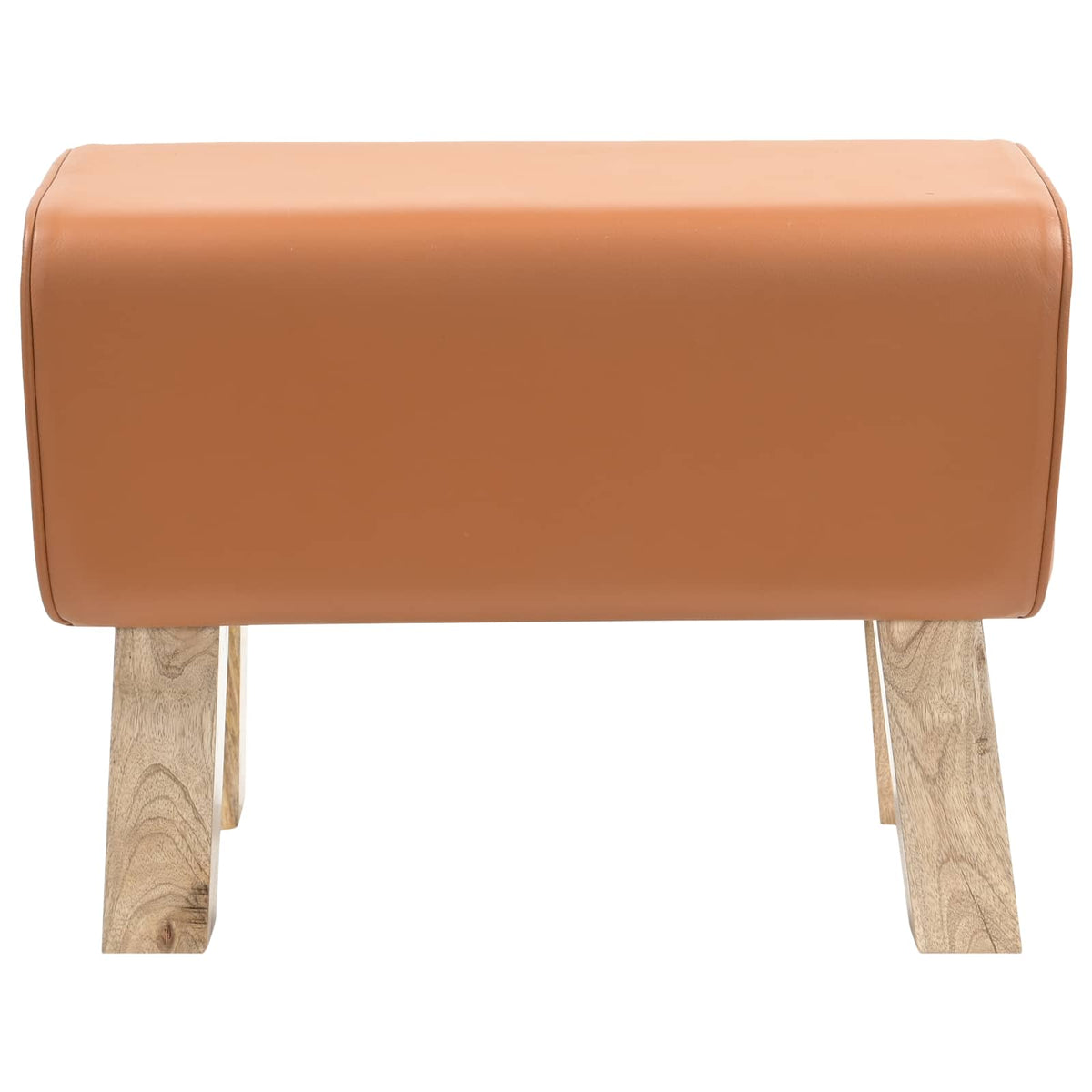 Vidaxl bank 60 x 30 x 45 cm echt leer bruin