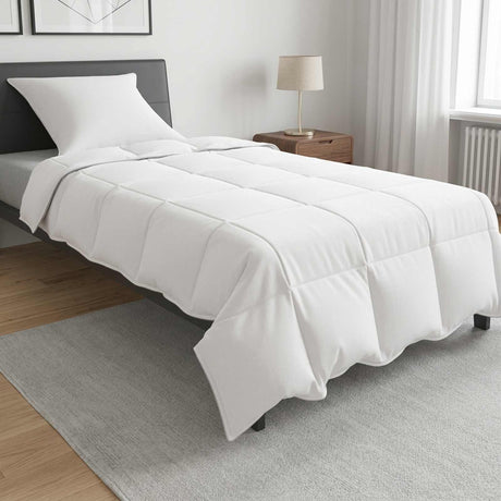 Vidaxl dekbedset 2 st wit bamboevezel