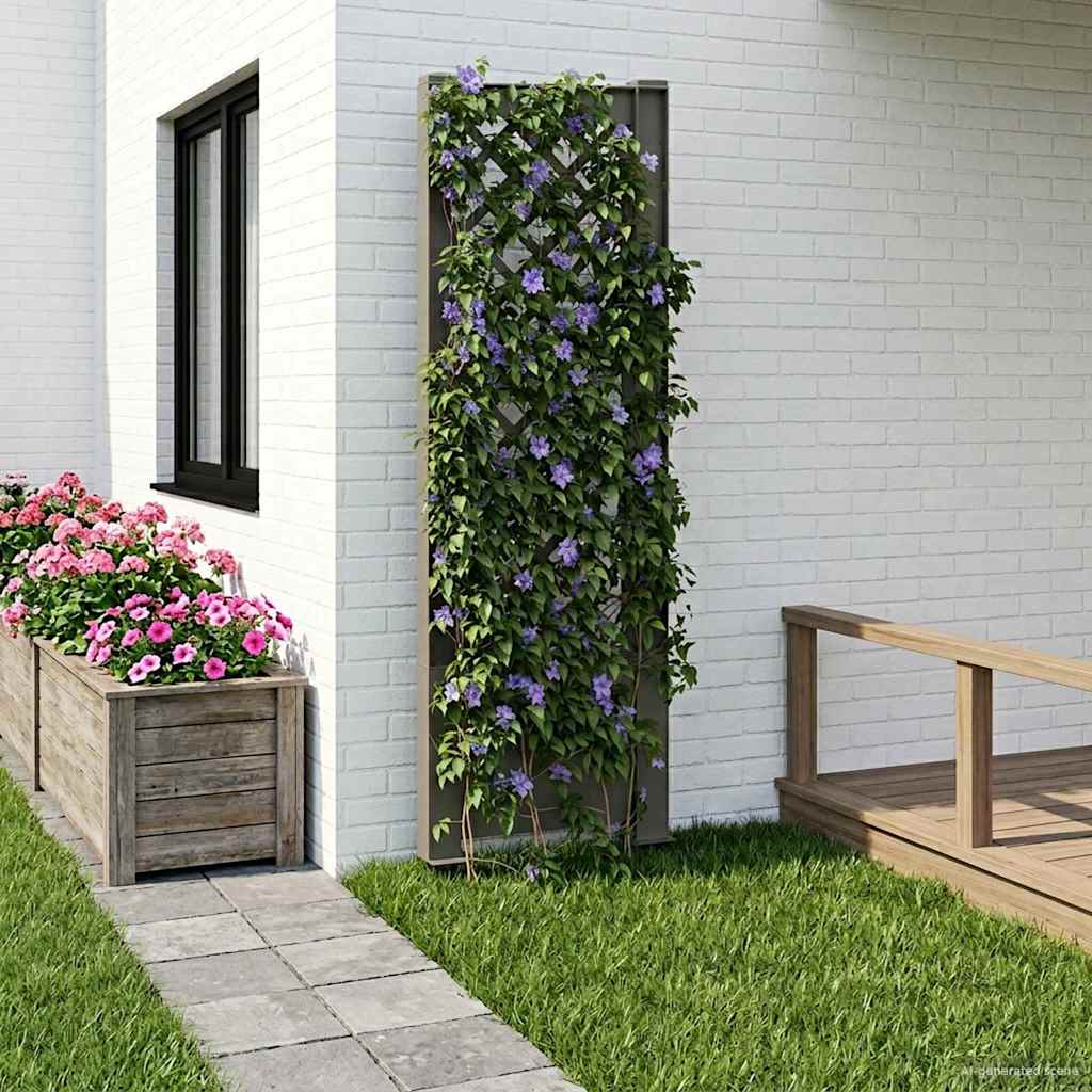 Vidaxl trellis met spike pp grijs