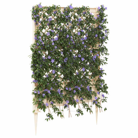 Vidaxl trellis met spike pp wit