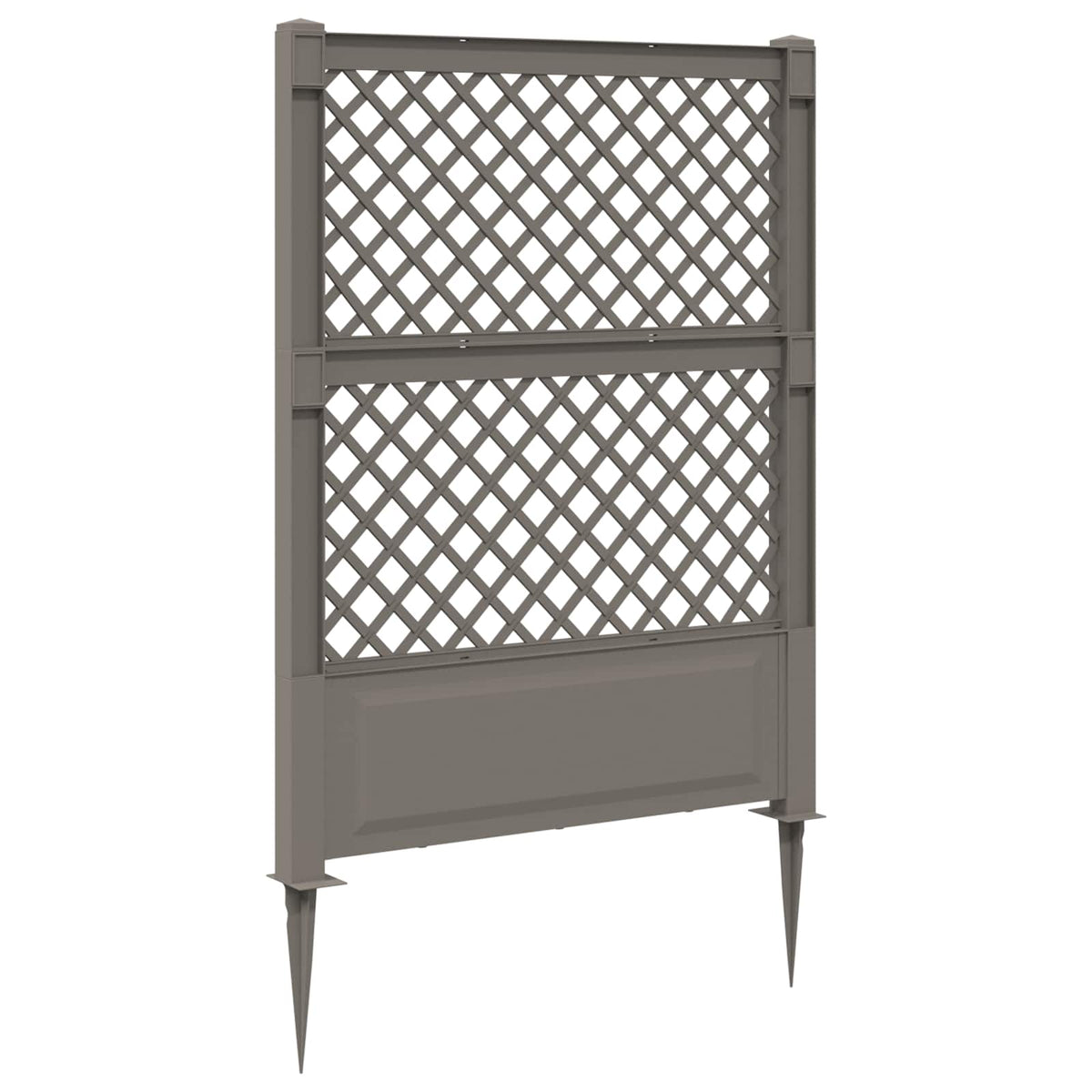 Vidaxl trellis met spike pp grijs
