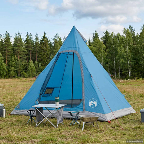 Vidaxl tipi tent water-resistant 3-persoons blauw