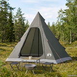 Vidaxl tipi tent water-resistant 3-persoons legergroen