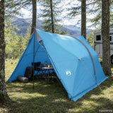 Vidaxl waterdichte tent blauw 185t polyester met pu coating