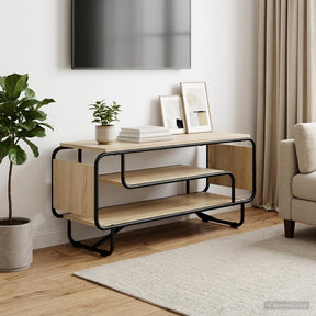 Vidaxl tv-standaard 98 x 36 x 45 cm sonoma eiken bewerkt hout
