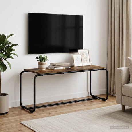 Vidaxl tv-standaard 98 x 35.5 x 42 cm gerookt eiken bewerkt hout
