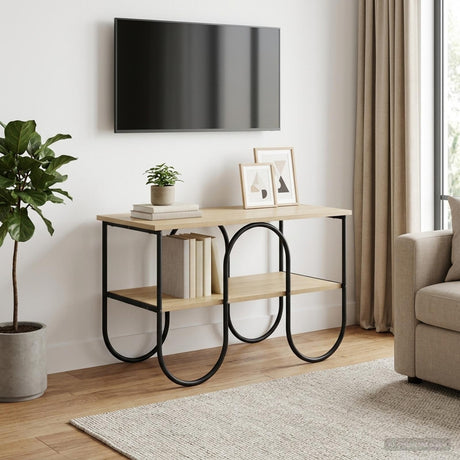 Vidaxl tv-standaard 80 x 40 x 50 cm sonoma eiken bewerkt hout