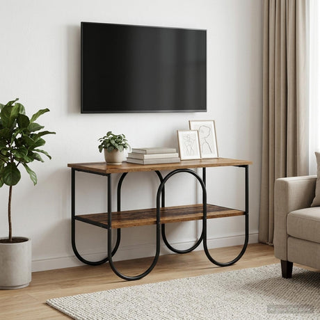 Vidaxl tv-standaard 80 x 40 x 50 cm oud hout bewerkt hout