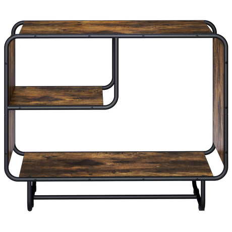 Vidaxl dressoir gerookt eiken 80 x 37.5 x 64.5 cm bewerkt hout