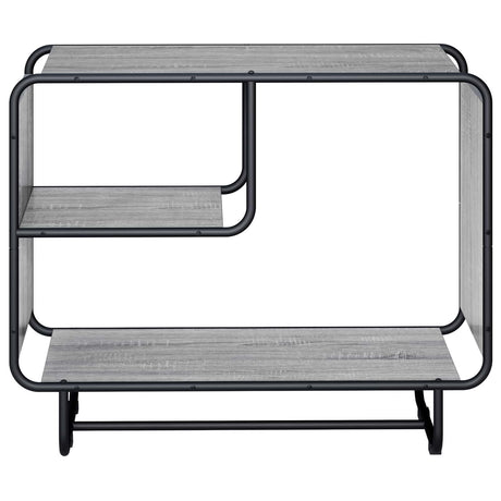 Vidaxl dressoir grijs sonoma 80 x 37.5 x 64.5 cm bewerkt hout
