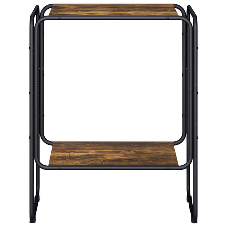 Vidaxl dressoir gerookt eiken 60 x 38 x 75 cm bewerkt hout
