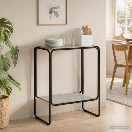 Vidaxl dressoir grijs sonoma 60 x 38 x 75 cm bewerkt hout