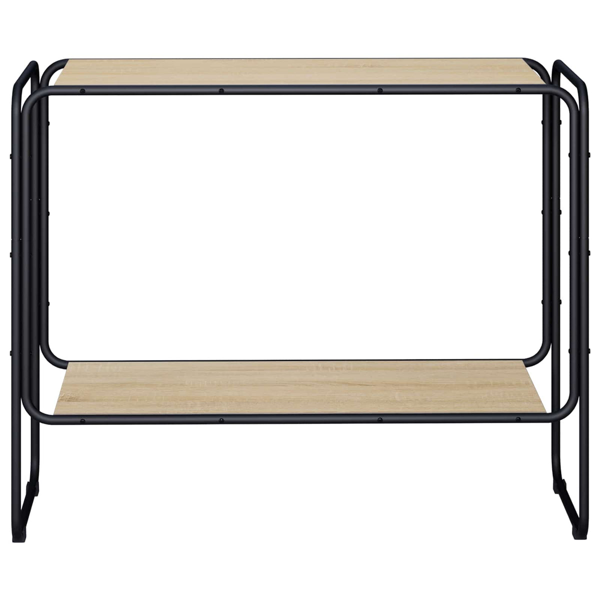 Vidaxl dressoir sonoma eiken 93.5 x 38 x 75 cm bewerkt hout