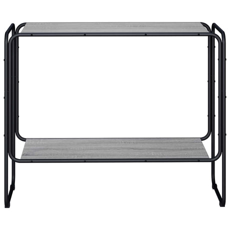 Vidaxl dressoir grijs sonoma 93.5 x 38 x 75 cm bewerkt hout