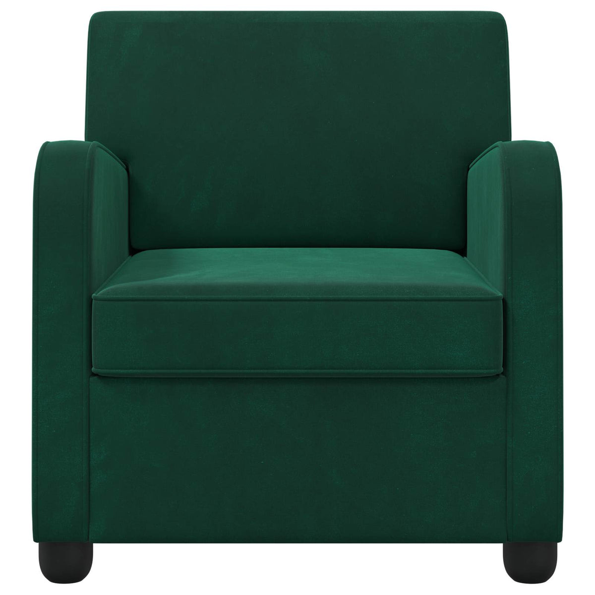 Vidaxl fauteuil donkergroen fluweel