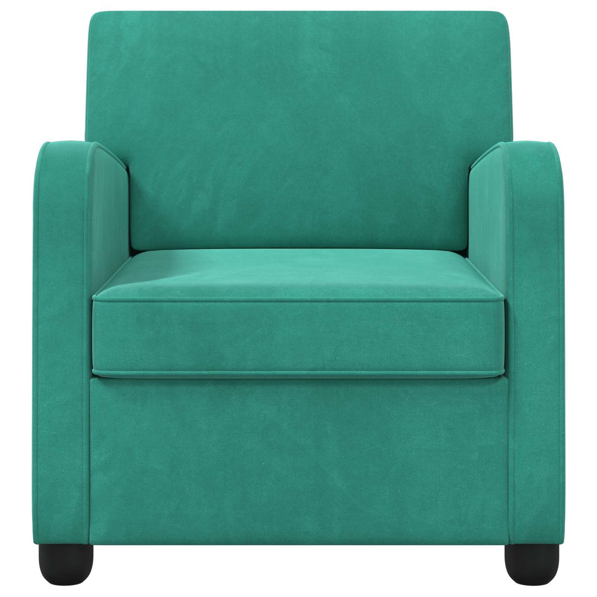 Vidaxl fauteuil turquoise fluweel