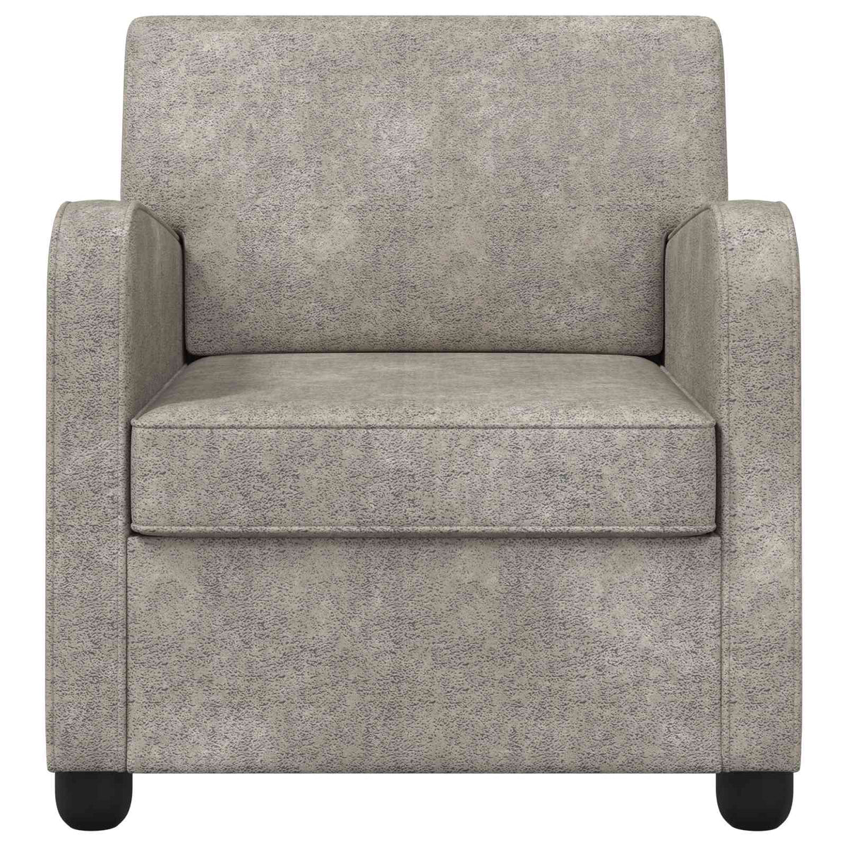 Vidaxl fauteuil lichtgrijs nep suede leer