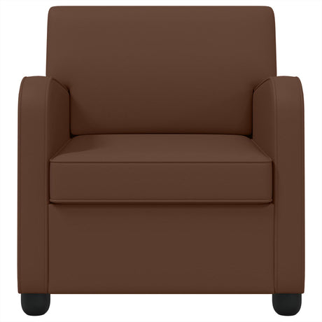 Vidaxl fauteuil bruin kunstleer