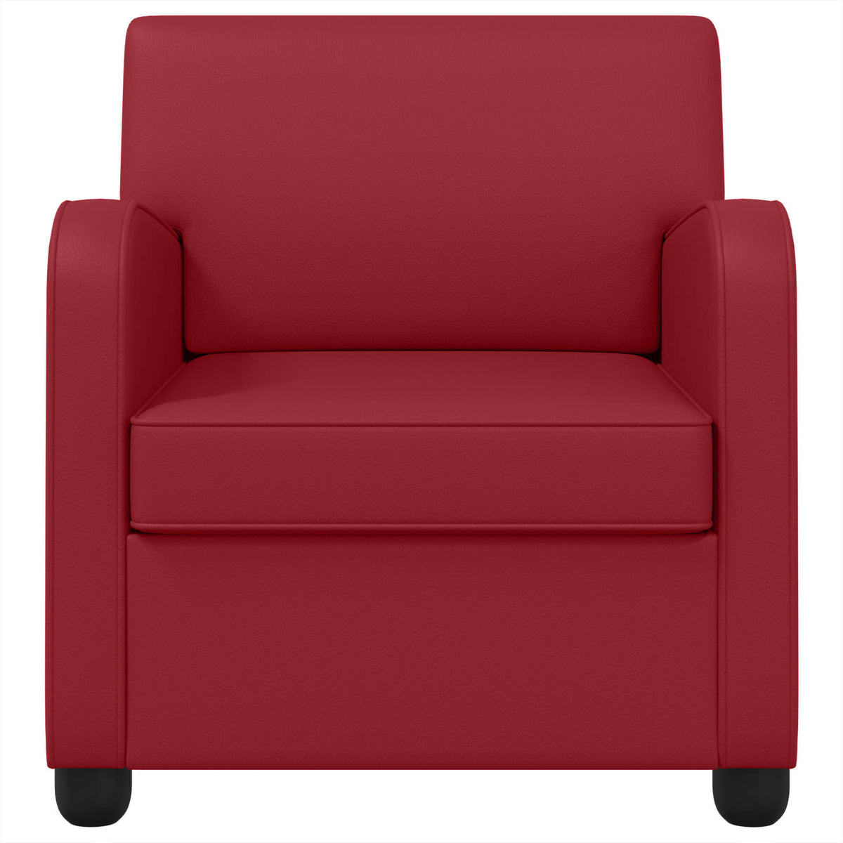 Vidaxl fauteuil wijnrood kunstleer