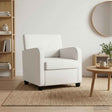 Vidaxl fauteuil wit kunstleer