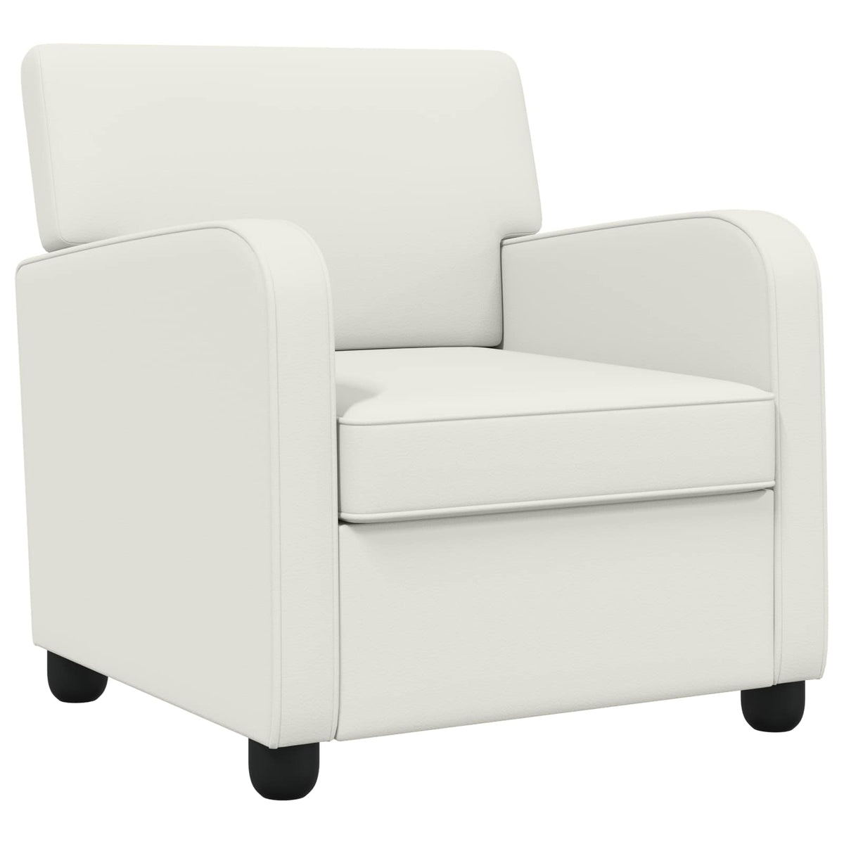 Vidaxl fauteuil wit kunstleer