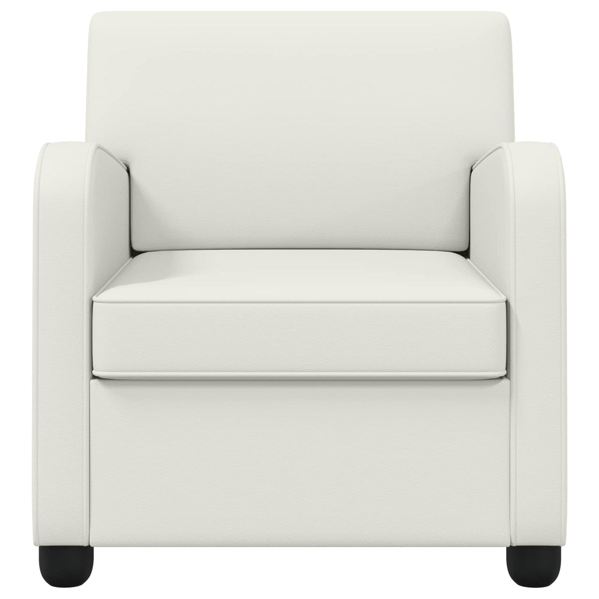 Vidaxl fauteuil wit kunstleer