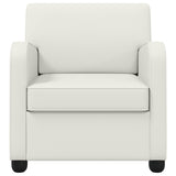 Vidaxl fauteuil wit kunstleer