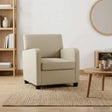 Vidaxl fauteuil zand fluweel