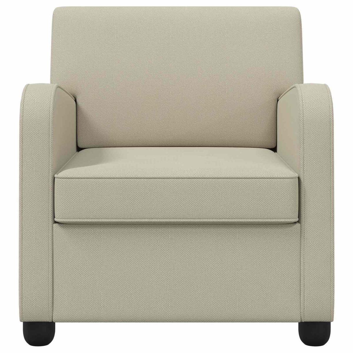 Vidaxl fauteuil zand fluweel