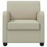 Vidaxl fauteuil zand fluweel