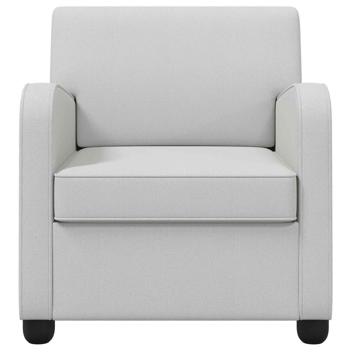 Vidaxl fauteuil lichtgrijs fluweel