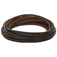 Vidaxl leren riem 1 donkerbruin 1000 x 0,3 cm leer