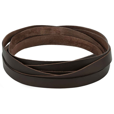 Vidaxl leren riem 1 donkerbruin 1000 x 1,5 cm leer