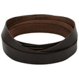 Vidaxl leren riem 1 donkerbruin 1000 x 3 cm leer