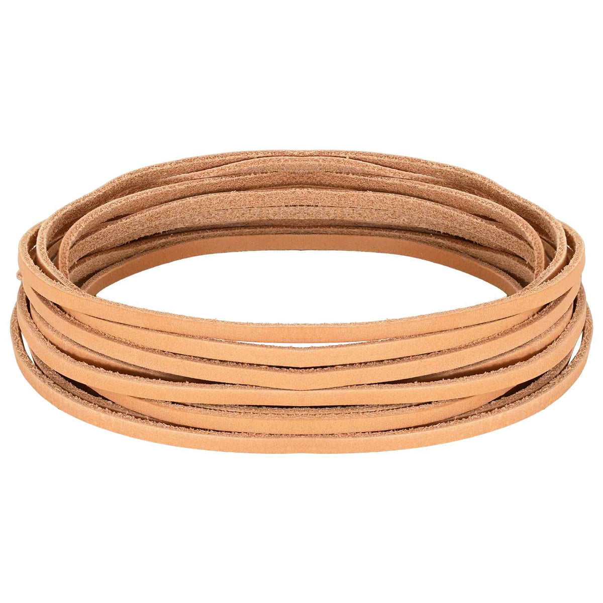 Vidaxl leren riem 1 licht bruin 200 x 0,3 cm leer